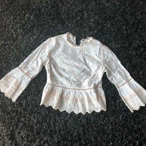 Free people white/ivory blouse